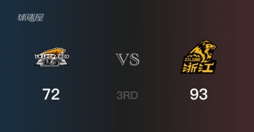 CBA季后赛：三节战罢，广厦以93- 72领先辽宁，胡金秋30分6篮板